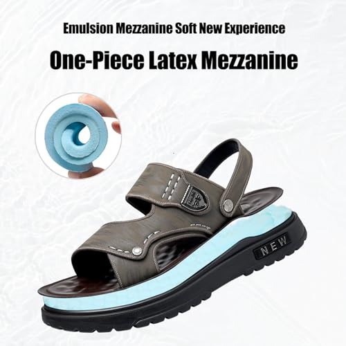 Men's Sandals Summer Outdoor Sandals Men's Hiking Sandals Men Soft Non-Slip Soles Hiking Sandals Men's Trekking Shoes Men's Leather Beach Sandals2