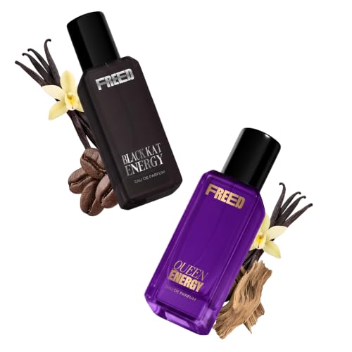 Image of Freed Queen Energy & Black Kat Perfume for Women,20ml X 2| Long Lasting Fragrance | Date Night Perfume |Gift for Women