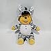 qwermz Peluche, Winnie The Pooh Dress Up Zebra Pooh Peluche Regalo di Compleanno 30 Cm