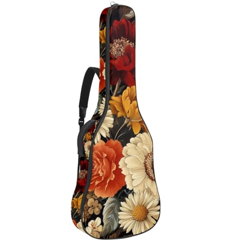 Sac à dos guitare acoustique 109cm imperméable étui basse vintage