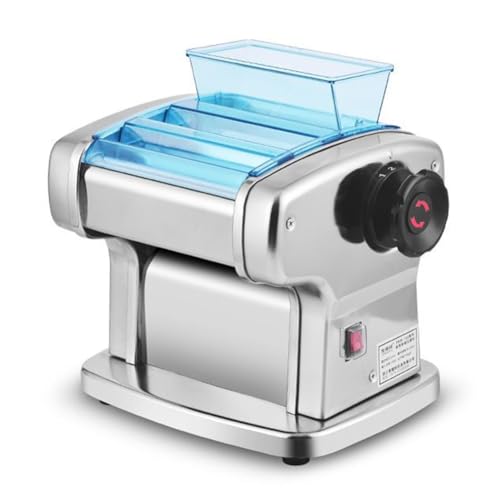 Machine à pâtes électrique inox robuste et performante avec couvercle protecteur multifonction