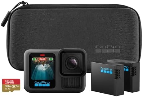 GoPro HERO13 Black Essential Bundle - Câmera de ação à prova d'ág...