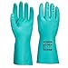 Portwest A812 Lightweight Nitrosafe Plus Chemical Gauntlet Green, XX-Large