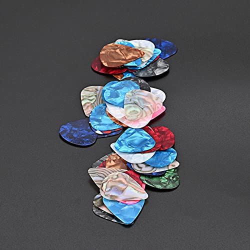 Laimoere Lot de 50 médiators de 0,46 mm en celluloïd, médiators colorés pour guitare unisexe - Les Beatles, Paul McCartney, John Lennon, RIngo Starr, George Harrison Laimoere Lot de 50 médiators de 0,46 mm en celluloïd, médiators colorés pour guitare unisexe – Image 6