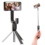 iJoy Magnetic Selfie Stick Tripod with Remote – Adjustable up to 26', Strong Upgraded Magnet + Bluetooth Remote| Selfie Stick for iPhone 12 and Newer – Travel-Friendly, Great for Video Recording