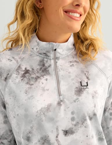 HUK Women's Icon 1/4 Zip, Performance Fishing Pullover4