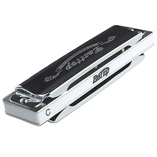 Harmonica Diatonic 10 trous harmonica ABS Comb orgue C – key Blues harpe instrument top East t008 pour débutants - Les Beatles, Paul McCartney, John Lennon, RIngo Starr, George Harrison Harmonica Diatonic 10 trous harmonica ABS Comb orgue C - key Blues harpe instrument top East t008 pour débutants – Image 4