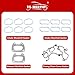 YA-MAYPAY Engine Full Gasket Set-VIN 68211174AA for Chrysler 300 EXF,for Dodge RAM 1500 EXF,for Jeep Grand Cherokee EXF/EXN, for Maserati Ghibli 3.0T TDS V6 2WD 275 HP