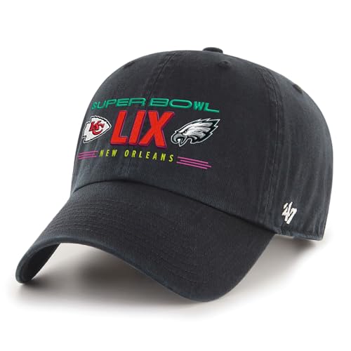 47 Men's NFL vs. NFL Super Bowl LIX Matchup Cleanup Adjustable Ha...
