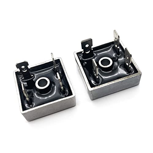 Zoucsj 2pcs -4Pin Bridge Rectifier Diode,KBPC3510 Electronic Chip 35A 1000V Single Phase,Full Wave 35 Amp 1000 Volt Electronic Silicon Diodes