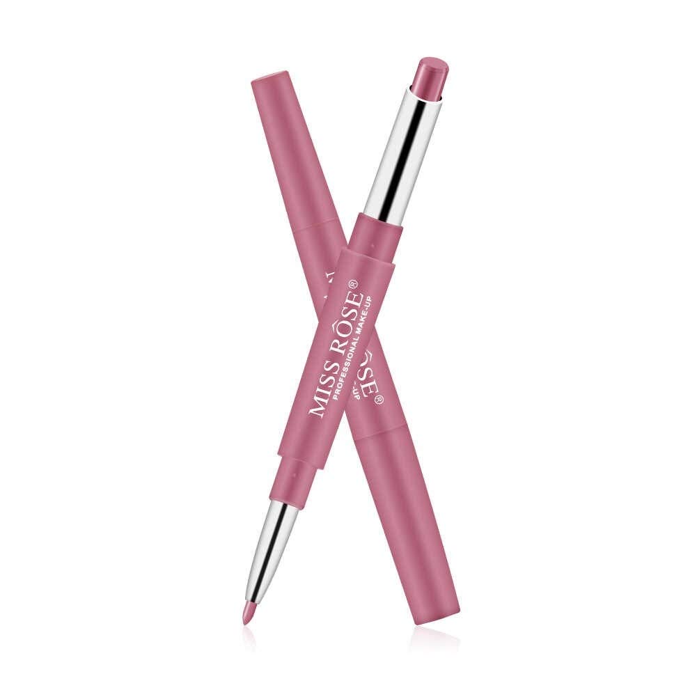 Miss RoseProfessional Make-up Makeup Professional Lipstick & Liner 2 in 1-10 (I've KIssed, 10)