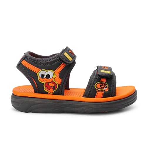 Image of Soft EVA Sole Stylish Sandals for Kids with Adjustable Back Strap |Comfortable and Light Weight, Anti Skid and Waterproof | For Everyday use for Boys and Girls