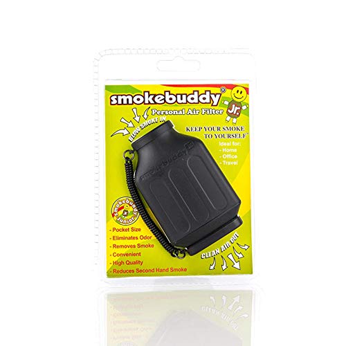 Smokebuddy Junior Personal Smoke Filtro de humo de aire + pegatina (negro)
