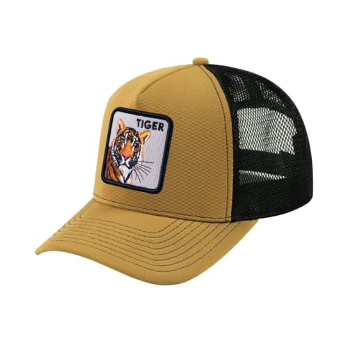 Unisex V2 Gorro Trucker Bordado Tigre Ajustable miniatura 2