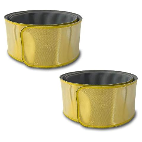 funflector Reflective Slap Bracelet - Yellow - 2-Pack Cover