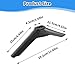 Tv Base Pedestal Feet, Universal Tv Stand Legs, Legs Compatible with Most, Replacement Stand Tv Base Pedestal Feet with Screws Easy to Install Table Desk (43-65 inch)