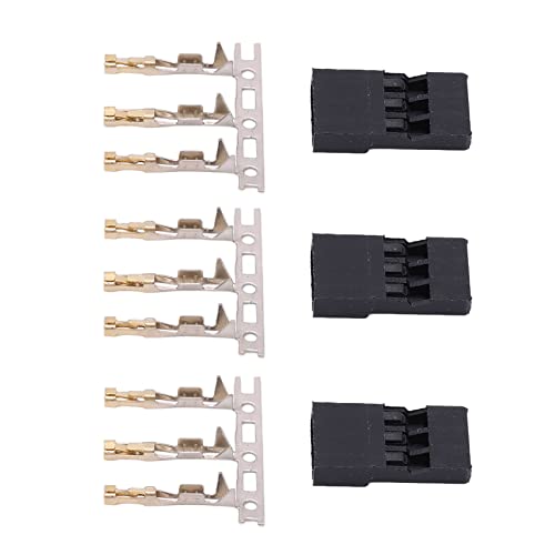 Kit de 100 Conectores Macho JR FTVOGUE Plateados Oro miniatura 1