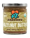 Dastony Organic Raw Hazelnut Butter, 8 oz | Only One Ingredient | Vegan, Paleo and Keto Friendly, Non GMO, Gluten-free - Pack of 1