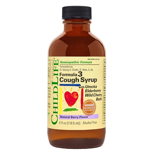 CHILDLIFE Essentials Formula 3 Kids Cough Syrup -...