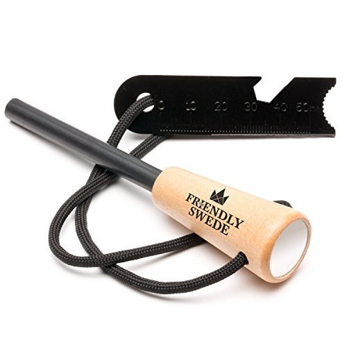 17. The Friendly Swede Ferro Rods Fire Starter Survival Tool