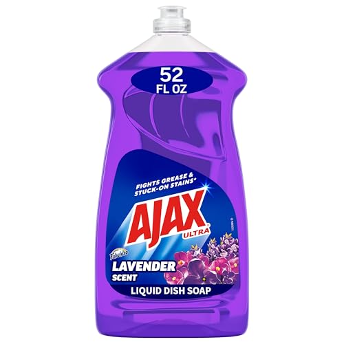 Ajax Ultra Liquid Dish Soap With Fabuloso, Lavender Scent, 52
