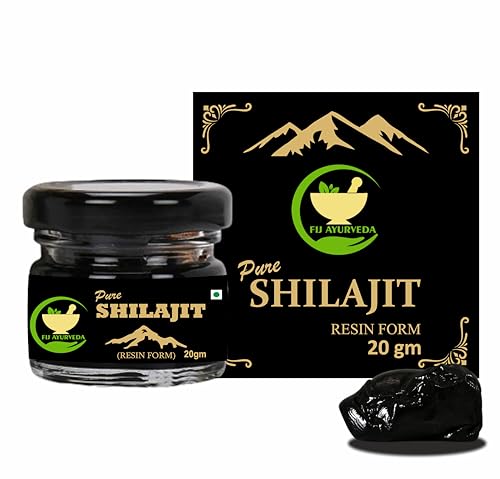 Image of Pure Ayurvedic Shilajit /shilajeet Resin (Semi Liquid) | Shudh Shilajit | Supports Strength, Stamina & Energy - 20Gm (Pack of 1)