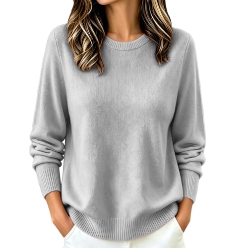 Sweater for Women Trendy 2026 Fall Winter Warm Pullover Comfy Knit Tops - image 1