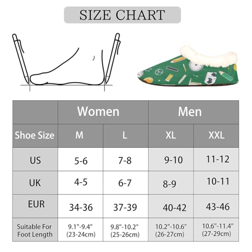 House Slippers for Women Men Fuzzy House Shoes Non-Slip Home Slipper Winter Fluffy Ladies Slippers for Bedroom2