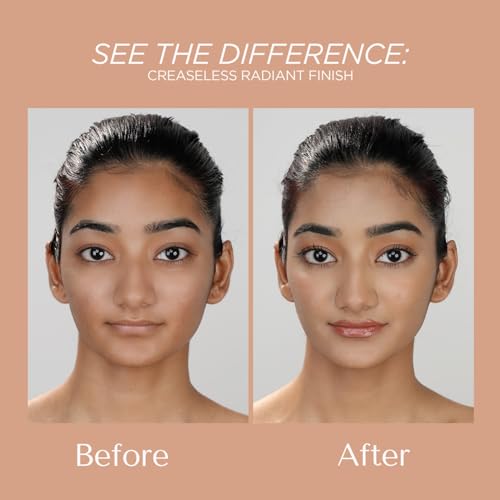 Image of BELLAVITA Hydmatte FX - Airbrush Liquid Foundation with SPF 50 and PA ++++ for Radiant Finish | Infused with Hyaluronic Acid & Niacinamide| 16 hour oil control | Creaseless, Smooth Finish | Lightweight & Long-Lasting Formula | Warm Nude | 30 ML