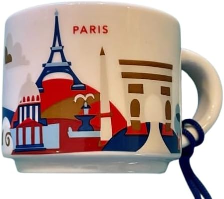 STARBUCKS - You Are Here Paris (France) Ornament/Espresso Cup - 60ml / 2 fl oz