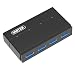 Produktbild UNITEK Aktiv USB Hub 4 Port 3.0 Gen 1 + Stromversorgung, SuperSpeed Datenhub Multiport Verteiler für PC, Laptop, Tastatur, Mouse, Drucker, iOS (Mac) + Windows Kompatibilität, Plug&Play Schwarz
