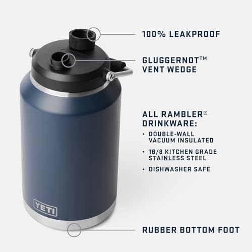 Image of YETI Rambler Gallon Jug 2.0, Vacuum Insulated, Leakproof, Stainless Steel with MagCap, Wetlands Camo