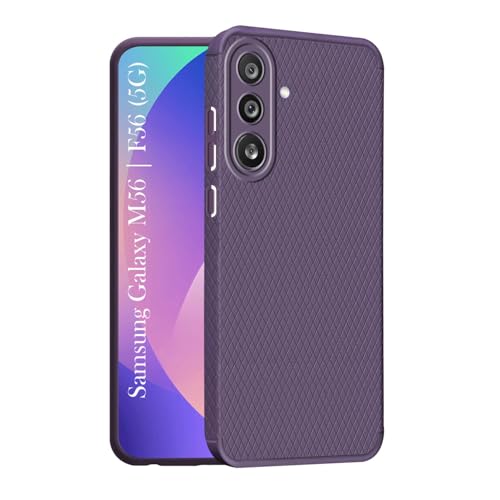 Image of Jkobi Back Cover Case for Samsung Galaxy M56 | Samsung Galaxy F56 (Liquid Silicone | Side Grip | Camera Protection)