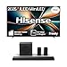 Hisense TV & Soundbar Bundle: 85U7QTUK ULED TV plus the AX5140Q 5.1.2 Channel Soundbar – bold contrast and brilliant audio, side by side