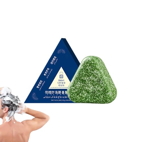 Ratpzou Jabón De Champú Natural | 120 Gramos Formato Triángulo Portátil | Producto Sólido Limpieza Y Nutrición Capilar | Uso Diario Unisex Viajes Gimnasio Aire Libre Hogar Escapadas