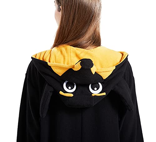 ULEEMARK Onesie Tier Damen Sleepwear Erwachsene Hoodie Tier Pyjamas Dackel-L(168-177CM)