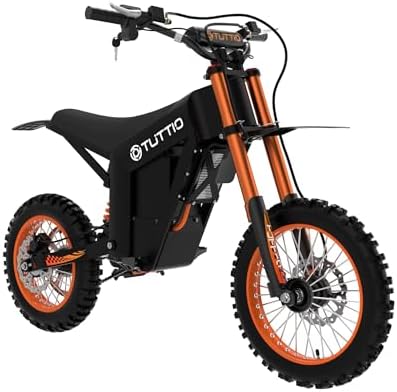 Tuttio Electric Dirt Bike Teens Adults Electric Bike 48V 21AH Removable Battery with Hydraulic Brakes (21AH Dirt Bike)