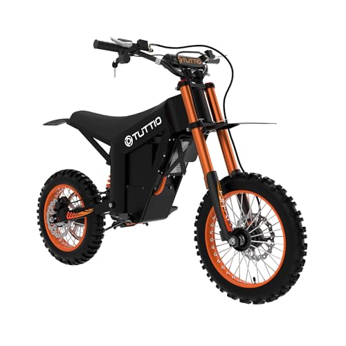 Electric Dirt Bike Teens Adults Electric Bike 48V 21AH Removable Battery with Hydraulic Brakes (21AH Dirt Bike)