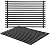 Leship 17.4 inch Grill Grates Replace for Weber 7525, Weber Spirit 300 Series Spirit E/S 310, E/S 320, E/S 330, SP-320, Spirit 700, Genesis 1000-3500, Genesis Gold Silver Platinum B/C, Weber 900