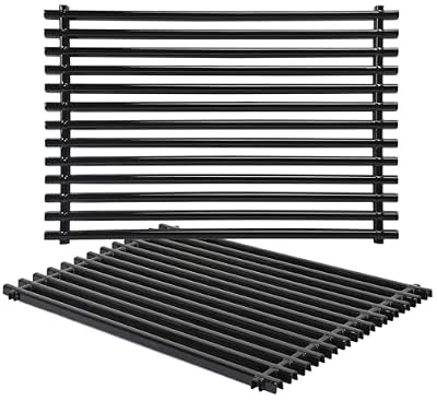 Leship 17.4 inch Grill Grates Replace for Weber 7525, Weber Spirit 300 Series Spirit E/S 310, E/S 320, E/S 330, SP-320, Spirit 700, Genesis 1000-3500, Genesis Gold Silver Platinum B/C, Weber 900