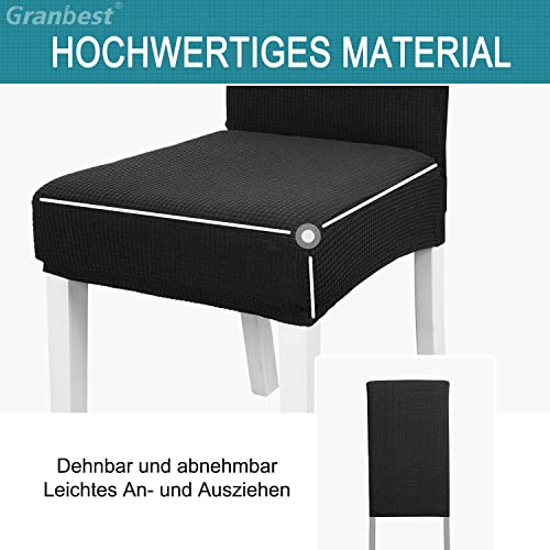 Granbest Premium Waterproof Dining Chair Covers Set of 4 - Image 4