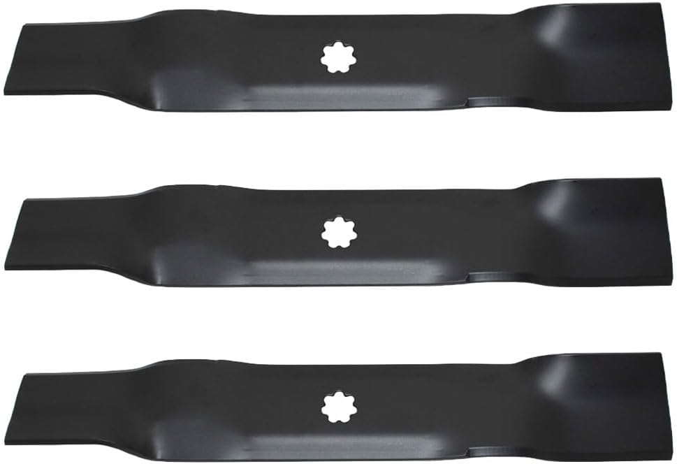 92-104 (3) Mower Blades Fits John Deere Tractors D160, LA130, D150