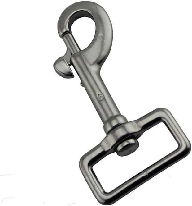 Compatible with Keychain Buckle Straps Dog Leash 1PCS Single Square Swivel Eye Bolt Snap Hooks Stainless Steel 316 with 59mm 66mm 73mm 80mm