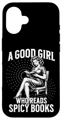 Custodia per iPhone 16 Una brava ragazza che legge un libro piccante Smut Bookworm