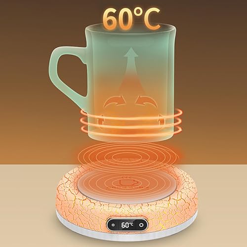 Calentadores de tazas para bebidas calientes con base térmica de alta durabilidad 6