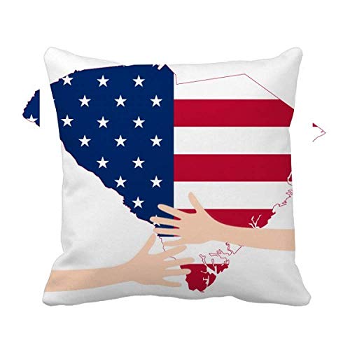 Carte étoiles zig zag drapeau drap pour protéger et décorer vos coussins