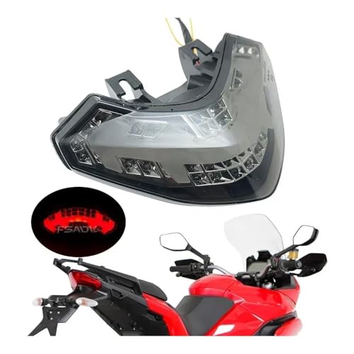 Feu stop arrière LED moto clignotant intégré Multistrada 1200 accessoire 2011