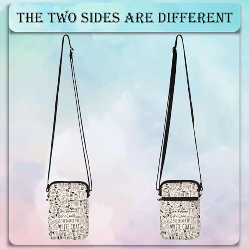 MEIKIUP White Coat Crossbody Bag White Coat Ceremony Gift Medical Students Graduation Messenger Bag3