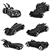 Woorea 6 pièces 1:64 Ensembles de modèles de Voiture en Alliage de Camion, Voiture de Jouet en Alliage Batman, véhicules Classiques Voiture Cadeaux Jouets pour Enfants