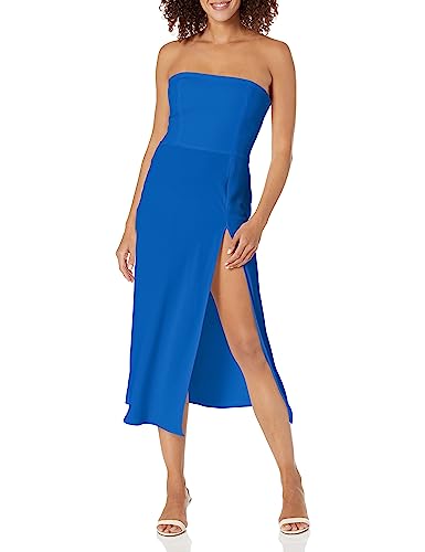 Amanda Uprichard Women's Mandy Midi Dress, Cobalt, X-Small